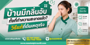 บ้านมีกลิ่นอับ ทั้งที่ทำความสะอาดแล้ว? วิธีแก้ที่ต้นเหตุจริง