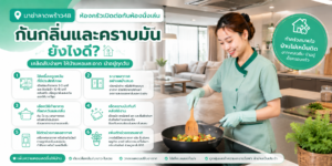 ครัวเปิดกันกลิ่นอาหาร