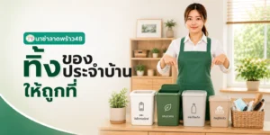 ทิ้งขยะในบ้านให้ถูกที่